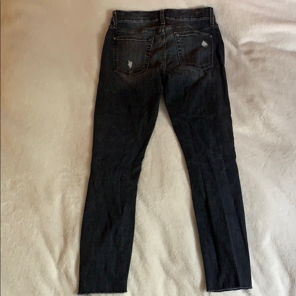 7 for all Mankind Distressed Skinny Jeans - Picture 3 of 3
